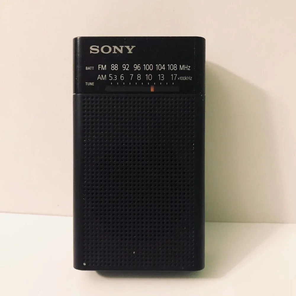 Sony ICF P26 Portable AM  FM Radio Damaged Antenna